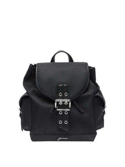 GANNI MOCHILA - NEGRO