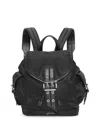 Ganni Magnetic Pockets Flap Backpack Handle