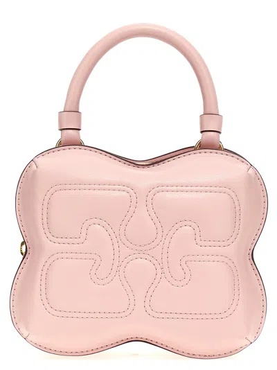 Ganni Small Butterfly Crossbody Bag In Pink