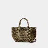 Ganni Oversized Canvas Tote Bag In Printed
