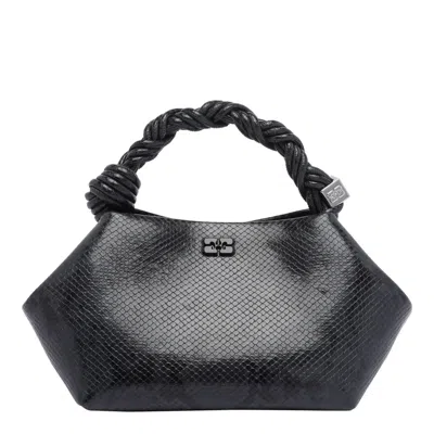 GANNI SMALL GANNI BOU SNAKE HANDBAG