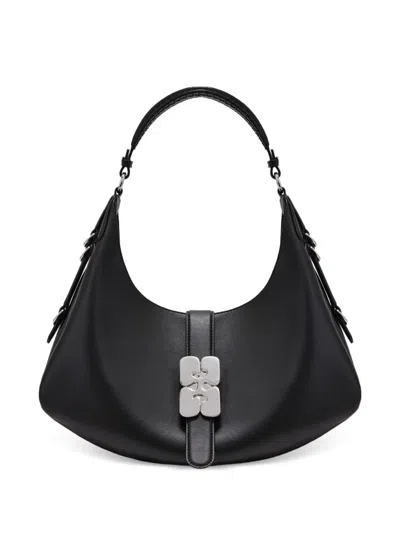 Ganni Small Kat Tote Bag In Black