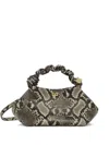 Ganni Women Small Bou Snake Handbag