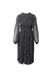 Ganni Midi Dresses In Multi