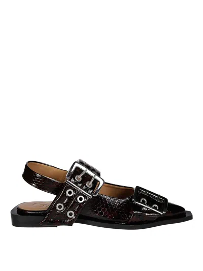 Ganni Snake Dancer In Red