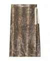 Ganni Snake Print Wrap Midi Skirt In Snake Starfish In Brown