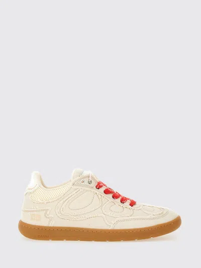 GANNI SNEAKERS GANNI WOMAN COLOR WHITE,H54849001