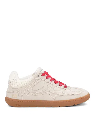 GANNI ZAPATILLAS - CREMA