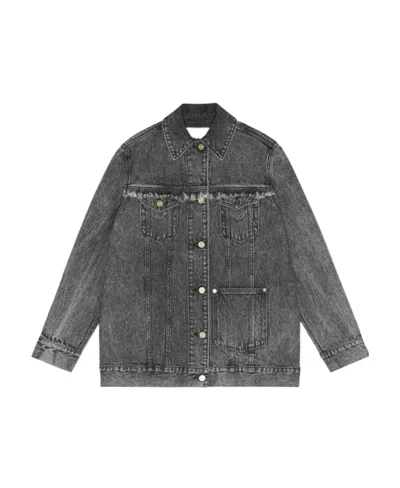 GANNI GANNI BUTTONED DENIM JACKET