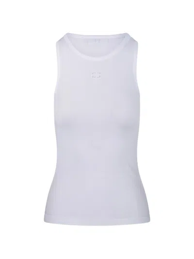 Ganni Soft Cotton Rib Tank Top