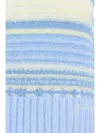 Ganni Wool Vest Knitwear Light Blue