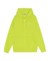 Ganni Software Isoli Zipped Hoodie In Yellow