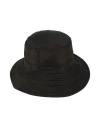 Ganni Solid Color Bucket Hat In Black
