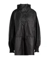 Ganni Solid Color Jackets In Black