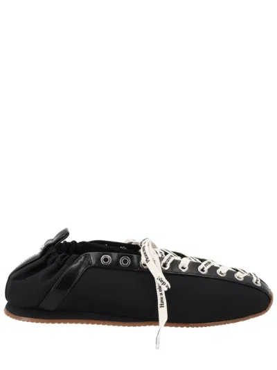 Ganni Sporty Ballerina In Black