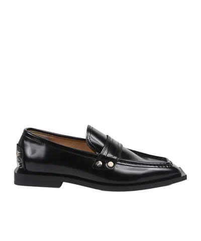 GANNI SQUARE TOE LOAFERS