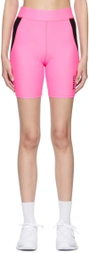 Ganni Ssense Exclusive Pink Sport Shorts In Carmine Rose