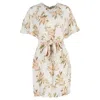 Ganni St. Pierre Printed Mini Dress In Multicolor Viscose