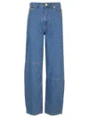 Ganni Stary Mid-rise Tapered Jeans