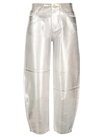 GANNI STARY JEANS WHITE