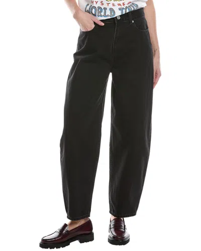 GANNI GANNI STARY WASHED BLACK BAGGY JEAN