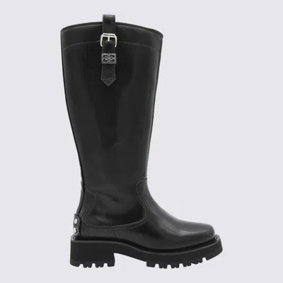 GANNI GANNI BLACK BOOTS