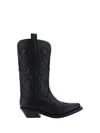 Ganni Embroidered Western Boots Women