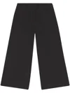 Ganni Straight-leg Trousers In Black