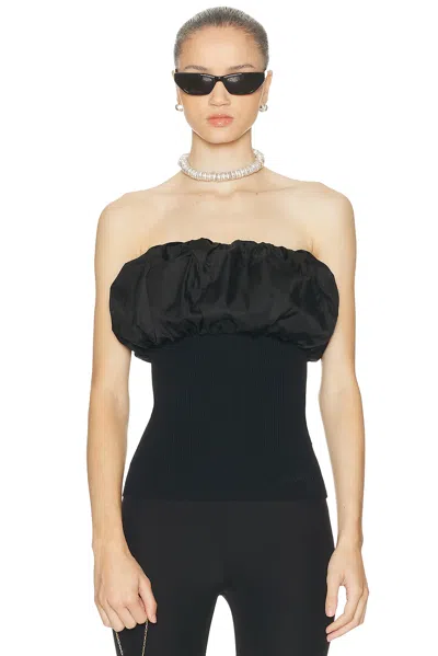 GANNI STRAPLESS TOP