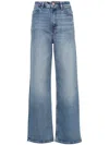 Ganni Blue Magny Wide-leg Jeans In Blue