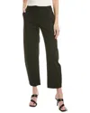 GANNI GANNI STRETCH STRIPE MID-WAIST PANT