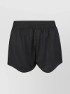 GANNI STRETCHY WAISTBAND TEXTURED SHORTS