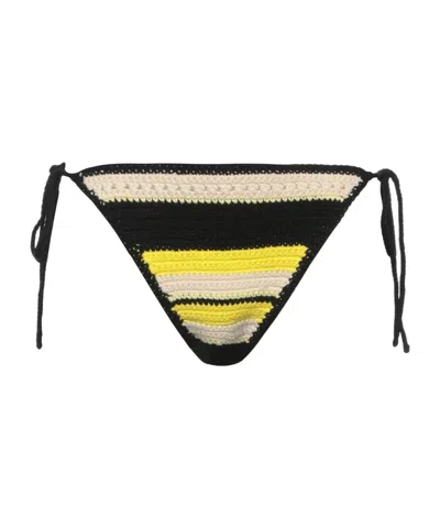 Ganni Striped Bikinis In Multi
