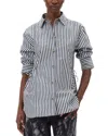 Ganni "oversized Striped In Black