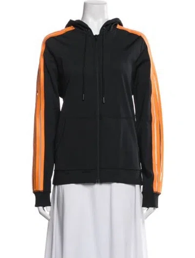 Pre-owned Ganni Striped Jacket In Black