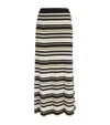Ganni Womens Future Recycled Viscose-blend Maxi Skirt In Multi