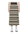 Ganni Womens Future Recycled Viscose-blend Maxi Skirt In Multicolor