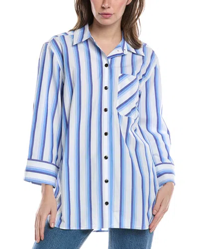 GANNI GANNI STRIPED SHIRT