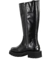 Ganni Studded Leather Boots In Black