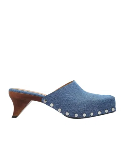 GANNI STUDDED MULES