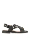 Ganni Studded Sandal In Black