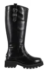 Ganni Studs High Boot Crinkle