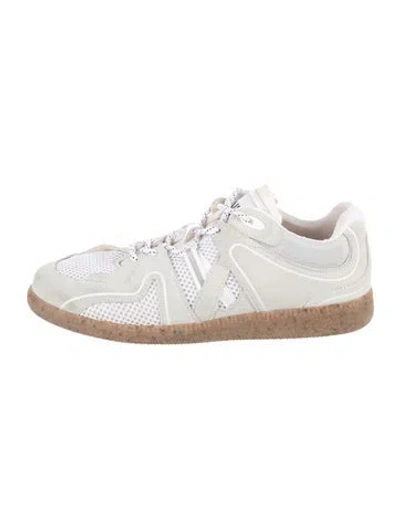 Pre-owned Ganni Suede Athletic Sneakers In Grey