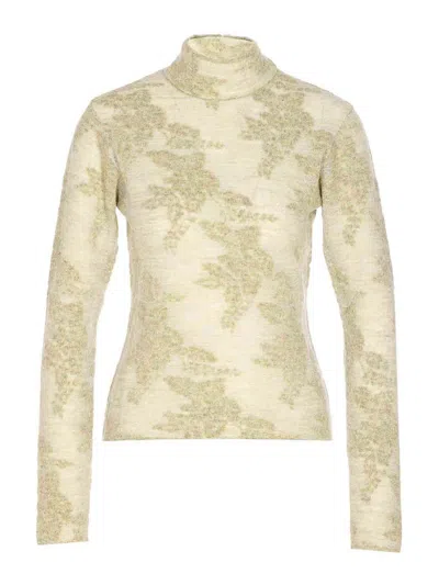 GANNI GREEN SWEATER