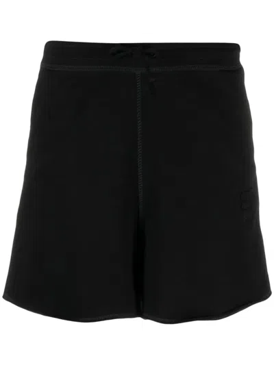 Ganni Sweat Shorts In Black