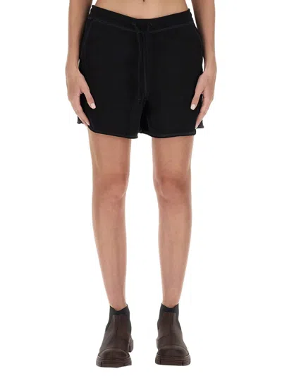 Ganni Sweat Shorts. In Black