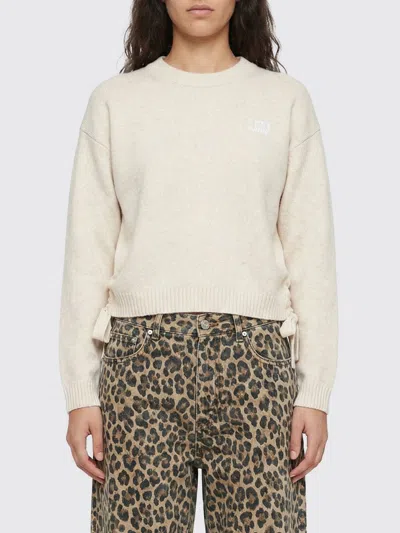 Ganni Sweater Woman  In Neutral