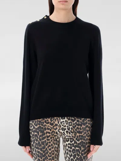 Ganni Sweater  Woman Color Black In 黑色