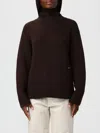 Ganni Sweater  Woman Color Brown In Brown
