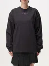 Ganni Loose Fit Cotton T-shirt With Graphic Print In Grau